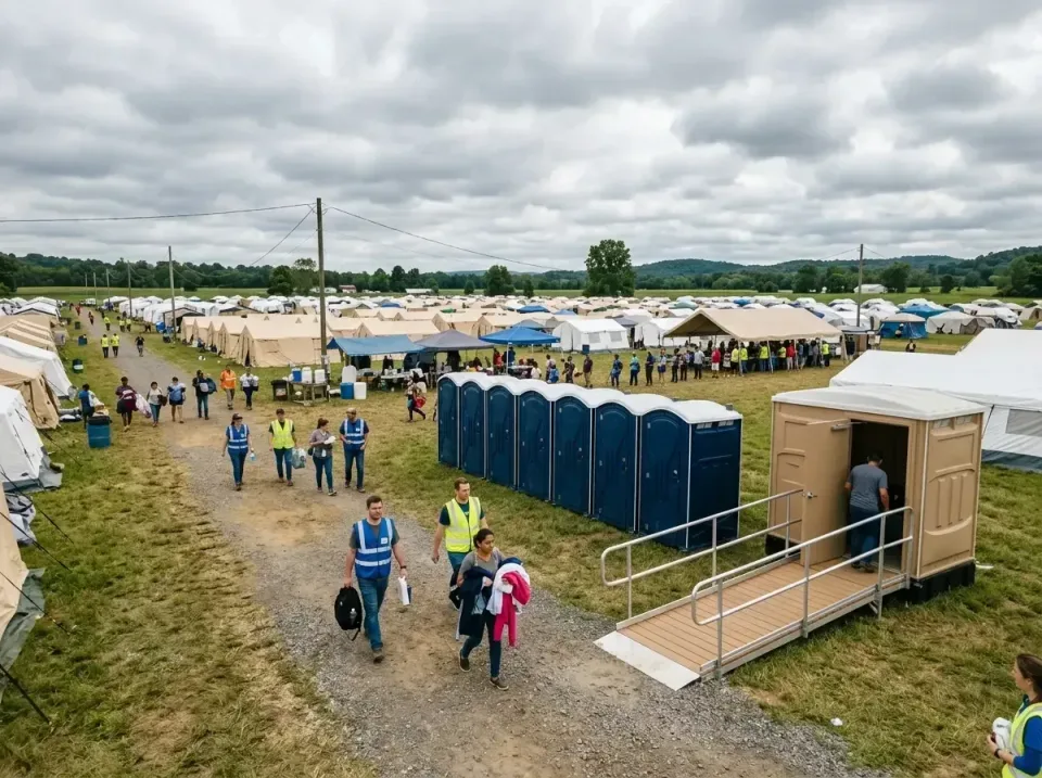 disaster-relief-camp-restrooms-010 — frequently asked questions, Dumpster & Portable Bathrooms Rental in Johnston, IA